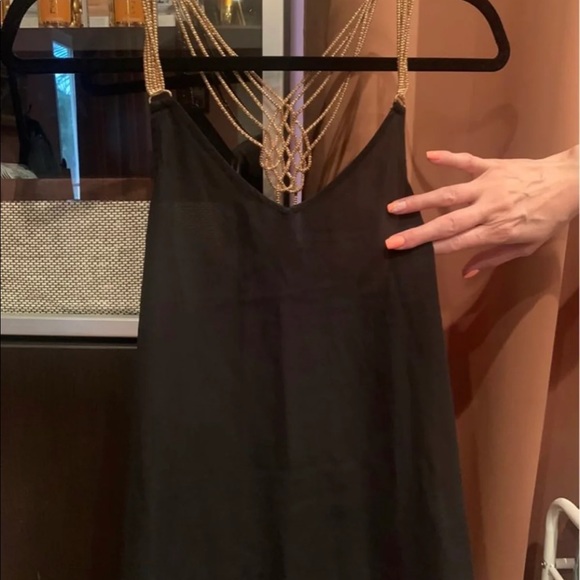 'MINE' Black Tank Top - Picture 1 of 3